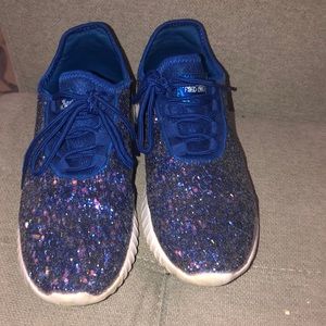 Sparkle slip on shoes